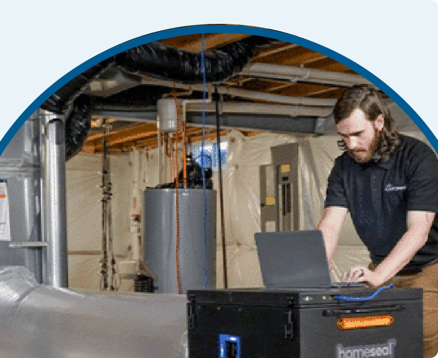 Duct sealing process